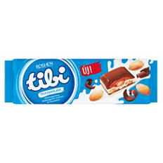 Táblás csokoládé, tejcsokoládé, földimogyoró és karamell, 295 g