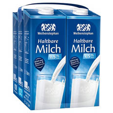 H-Milch 1,5 %, 6er-Pack 6 l