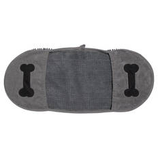 Schmutzfangmatte oder Handtuch, Handtuch, Knochen