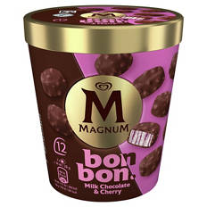 Magnum Bonbon 12 x 17 ml, Milk Chocolate & Cherry
