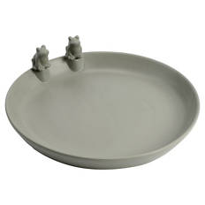 Vogeltränke, Frösche, Grün