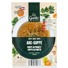 Instant leves, betűtészta-leves, 89 g