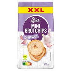 Mini Brotchips XXL 300 g, Knoblauch