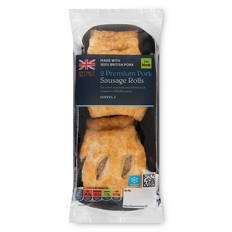 Premium Pork Sausage Rolls 2 Pack