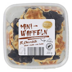 Mini Waffeln, Chocolate