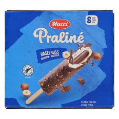 Bâtonnets glacés, praliné