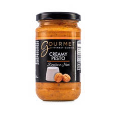 Cremige Pesto, Ricotta und Nüsse