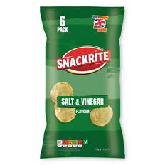 Salt & Vinegar Crisps 6 Pack