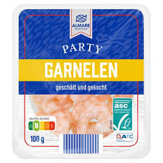 Meeresfrüchte 100 g, Party Garnelen