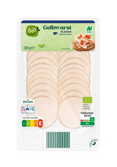 Bio-Gelbwurst, Klassik 100 g