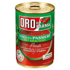 Tomaten 400 g, 4-fach, passierte Kräuter