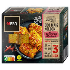 Marinierter Grillmais 600 g, Sweet Chili