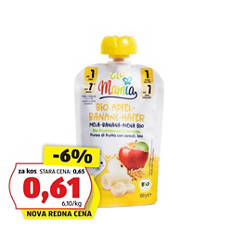 Bio sadni pire, jabolko-banana-oves