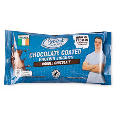 Chocolate Coated Double Chocolate Protein Biscuits