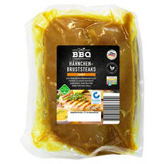Marinierte Hähnchensteaks 550 g, Curry