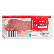 Thick Cut Smoked Back Bacon 10 Pack
