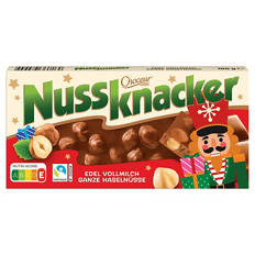 Nussknacker Weihnachtsedition 100 g, Vollmilch Nuss