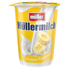 Müllermilch 500 ml, Banane