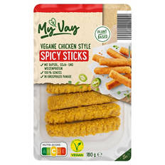 Veganer Chicken Mix 180 g, Spicy Sticks Chicken Style