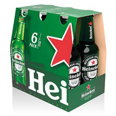 Világos sör multipack, 6 üveg