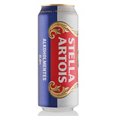 Világos sör, 0,0 %, alkoholmentes, 0,5 l