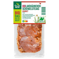 Bio-Landhähnchen Schenkelsteaks 350 g