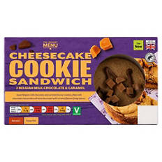 Chocolate & Caramel Cookie Sandwich