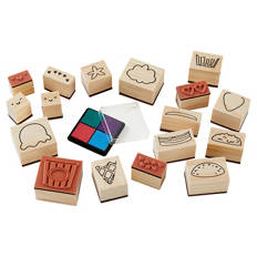 Stempel-Set, Figuren Essen