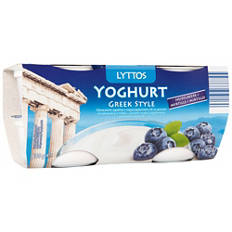Yogourt aux fruits à la grecque, myrtille