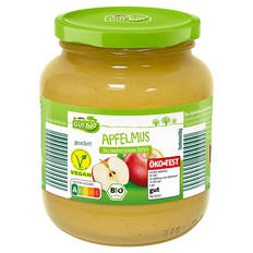 Bio-Apfelmus 360 g, gezuckert