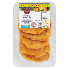 Schweineschnitzel XXL 600 g, paniert
