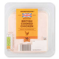 British Cooked Chicken 10 Slices