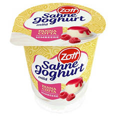 Sahnejoghurt Panna Cotta 140 g, Himbeere