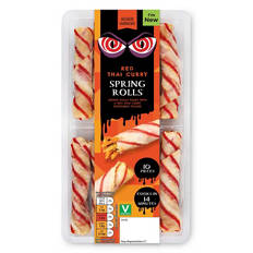 Red Thai Curry Striped Spring Roll