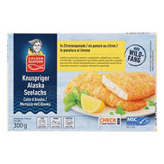 Filetti di pesce impanati, filetti di salmone dell’Alaska al limone