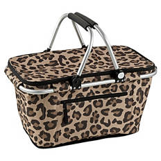 Tragekorb mit Kühlfunktion, Leopard