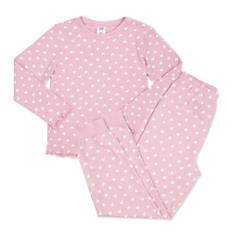 Pyjama d’hiver pour enfants, rose, 122/128