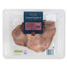 100% British Beef Roasted Topside of Beef 5 Slices