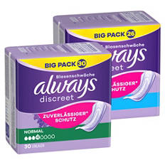 Assorbenti per incontinenza Discreet