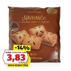 Navihančki, čokolada-lešnik