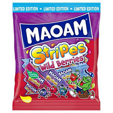 MAOAM Stripes 175g, Wild Berries