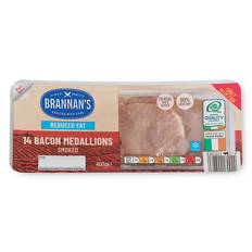 Smoked Bacon Medallions 50% Less Fat 14 Pack