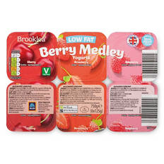 Low Fat Red Fruits Yogurt 6 Pack