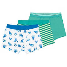 Sous-vêtements pour enfants, vert/bleu, boxer, 98/104