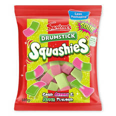 Sour Cherry & Apple Flavour Drumstick Squashies