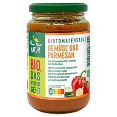 Bio-Tomatensauce 325 ml, Gemüse Parmesan