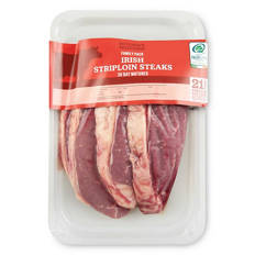 Irish 30 Day Matured Striploin Steaks Family Pack