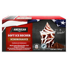 Amerikanisches Soft Eis, Vanille-Schokolade