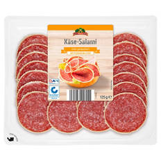 Salami Aufschnittplatten 125 g, Käse