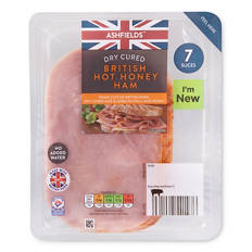British Dry Cured Hot Honey Ham 7 Slices